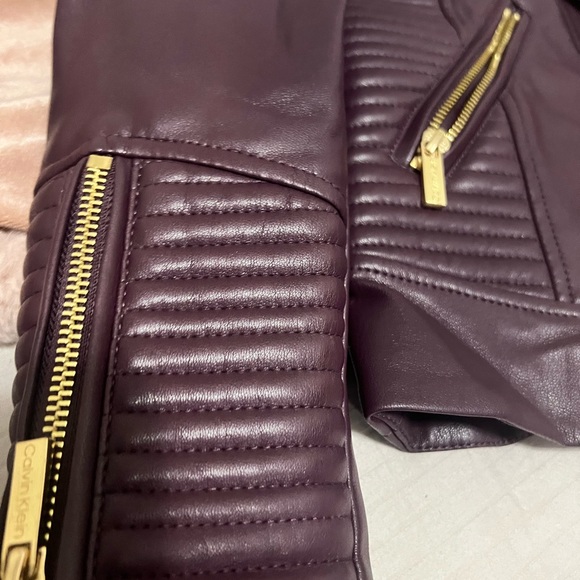 CK LEATHER JACKET - Picture 2 of 5